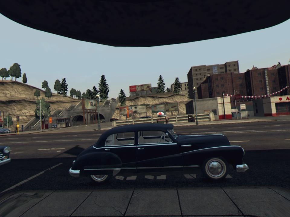 L.A. Noire: The VR Case Files (PlayStation 4) screenshot: Replacing the patrol car with the detective car