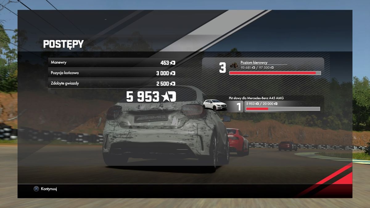 Driveclub (PlayStation 4) screenshot: Progress