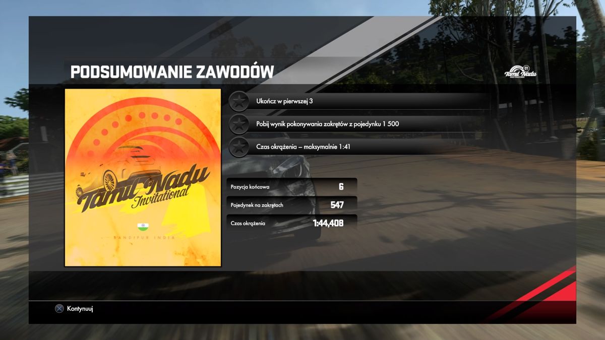 Driveclub (PlayStation 4) screenshot: Race summary