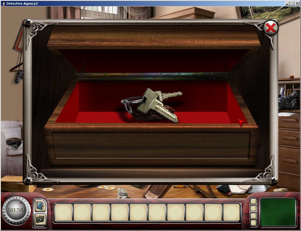 Detective Agency 2: The Bankers Wife (Windows) screenshot: Found the keys