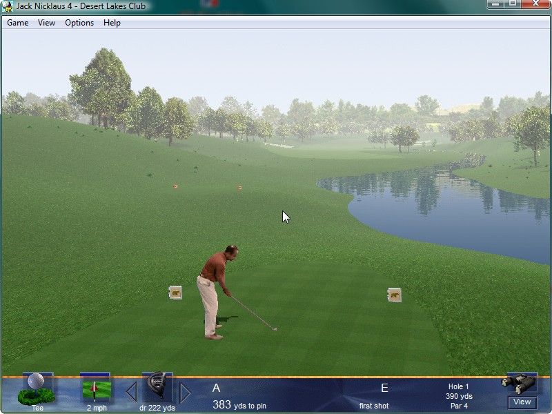 Jack Nicklaus 4 (Windows) screenshot: Course Desert Lakes Club