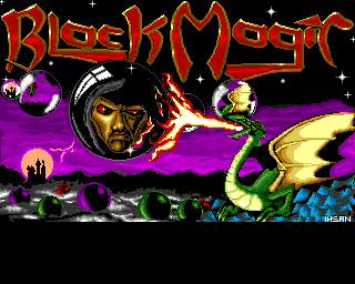 Black Magic (Amiga) screenshot: Game title screen