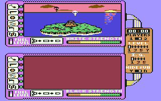 Spy vs. Spy: The Island Caper (Commodore 64) screenshot: Opening Screen