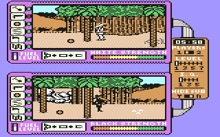 Spy vs. Spy: The Island Caper (Commodore 64) screenshot: The Beginning