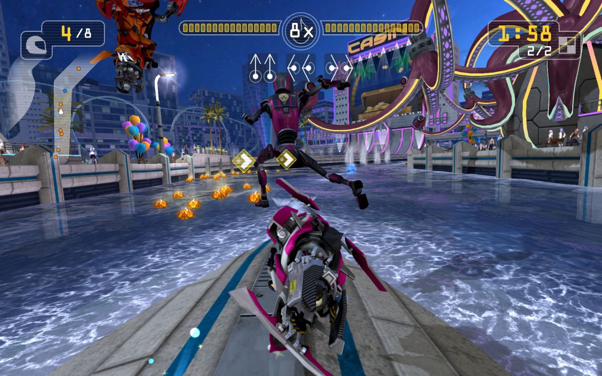 Riptide GP: Renegade (Windows) screenshot: A complex stunt