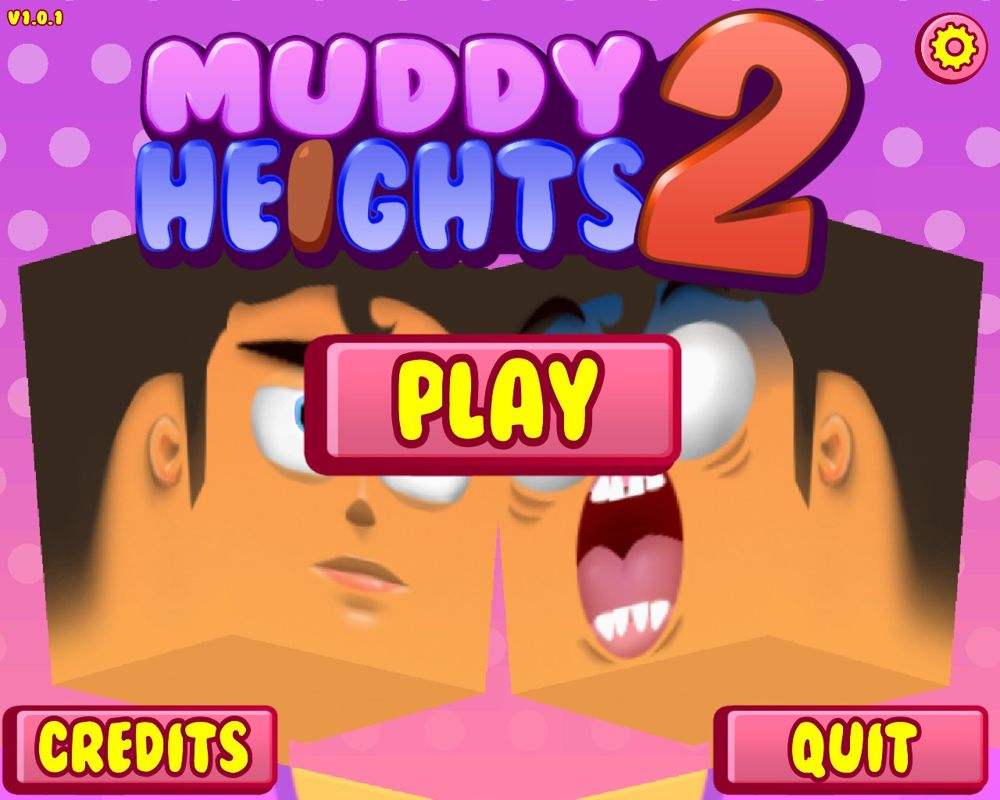Muddy Heights 2 (Windows) screenshot: Title and main menu