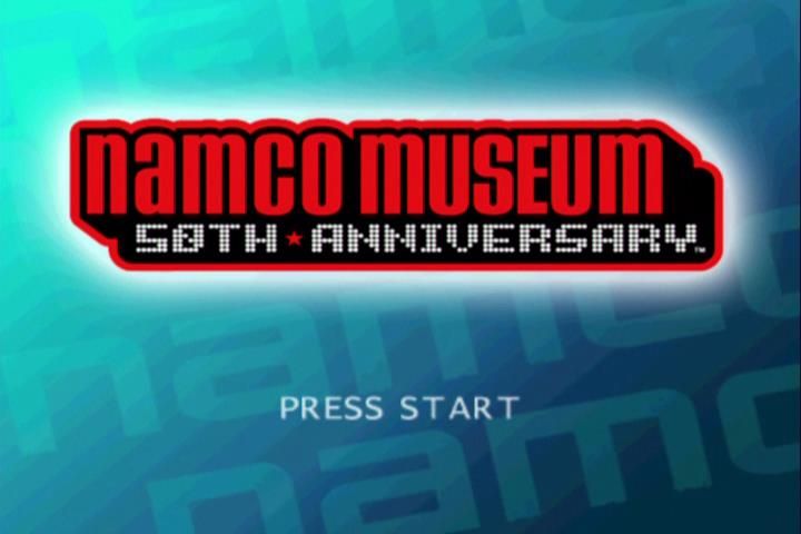 Namco Museum: 50th Anniversary (Xbox) screenshot: Start screen