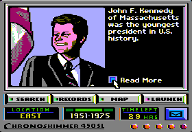 Where in America's Past Is Carmen Sandiego? (Apple II) screenshot: JFK.