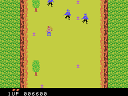 Front Line (ColecoVision) screenshot: Avoid soldiers and landmines