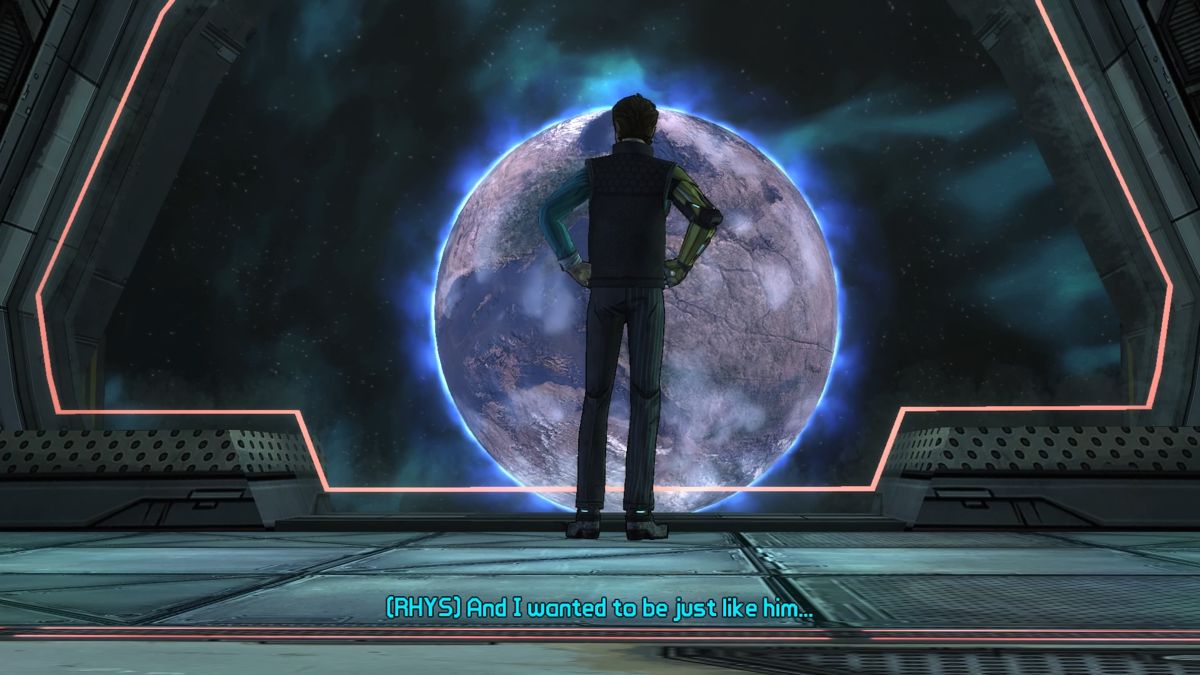 Tales from the Borderlands: Episode 1 - Zer0 Sum (PlayStation 4) screenshot: The entire episode is played through a flashback story