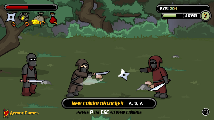 Screenshot of Ninja (Browser, 2009) - MobyGames