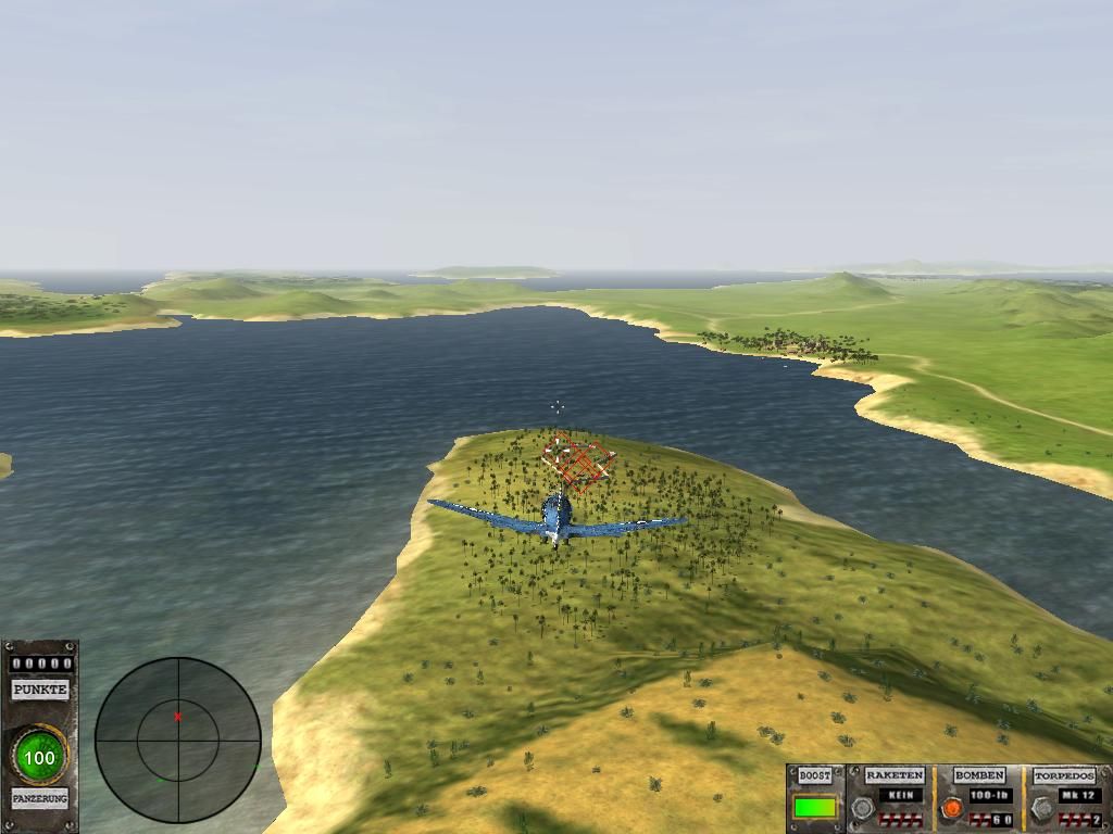 Dogfight: Battle for the Pacific (Windows) screenshot: Destroy this base