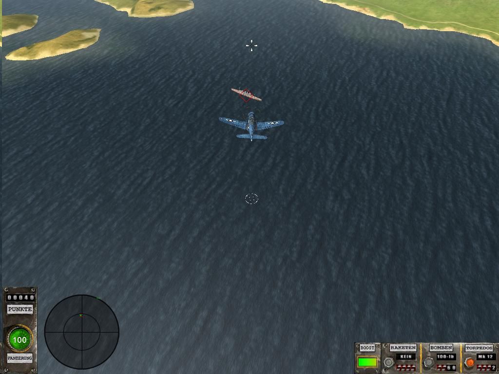 Dogfight: Battle for the Pacific (Windows) screenshot: View for bombing