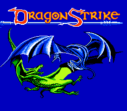 DragonStrike (NES) screenshot: Title screen