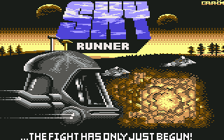 Sky Runner (Commodore 64) screenshot: Title Screen