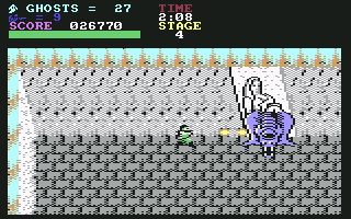 The Real Ghostbusters (Commodore 64) screenshot: Boss