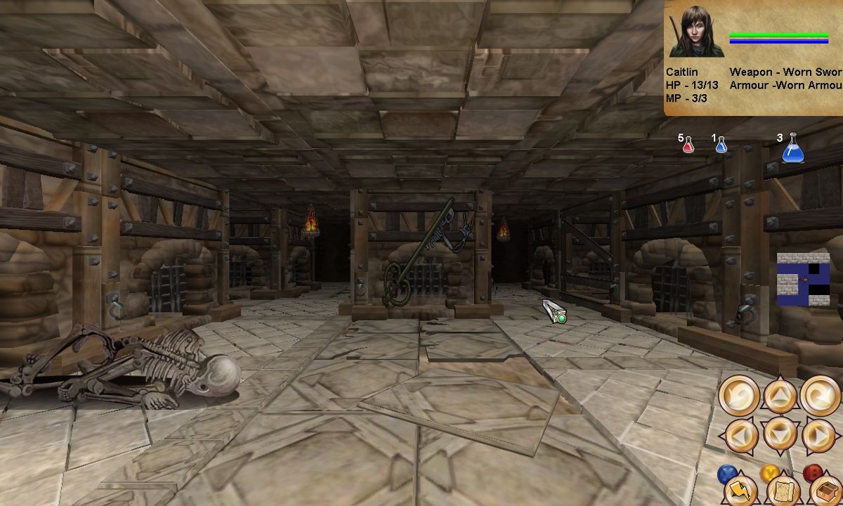 Deepfall Dungeon (Windows) screenshot: Found a key