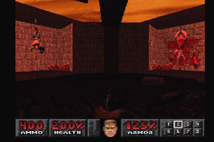 Doom (PlayStation) screenshot: Exclusive level "Redemption Denied"