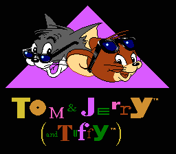 Tom & Jerry (NES) screenshot: Title screen