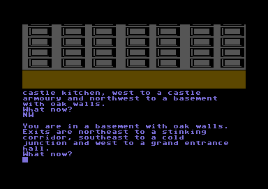 Red Moon (Commodore 64) screenshot: Nice pattern