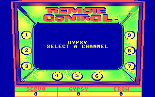Remote Control (DOS) screenshot: Select a channel (category)