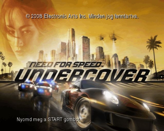 Need for Speed: Undercover (PlayStation 2) screenshot: Title Screen