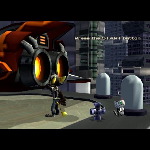 Ratchet & Clank: Up Your Arsenal (PlayStation 2) screenshot: Title Screen