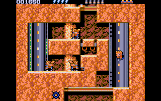 Rick Dangerous 2 (DOS) screenshot: Strange elevators they have here! (VGA)