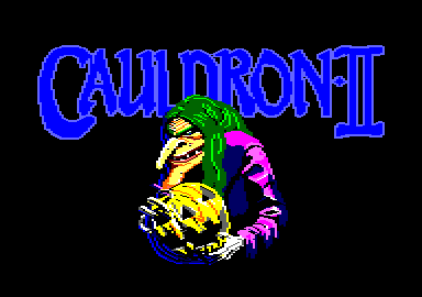 Cauldron II: The Pumpkin Strikes Back (Amstrad CPC) screenshot: Title screen