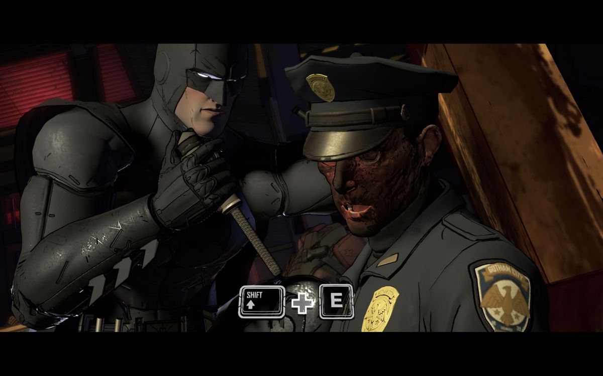 Batman: The Telltale Series - Episode 1: Realm of Shadows (Windows) screenshot: Use the correct combination.