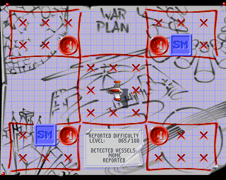 Stardust (Amiga) screenshot: War Plan (at the end)