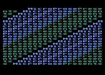 Floyd of the Jungle (Atari 8-bit) screenshot: MicroProse presents...