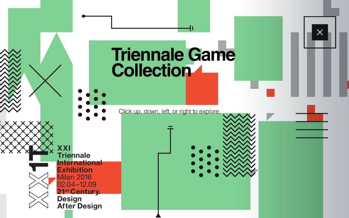 Triennale Game Collection (Windows) screenshot: <i>Triennale Game Collection</i>: title screen and main menu