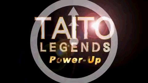 Taito Legends: Power-Up (PSP) screenshot: Title Screen
