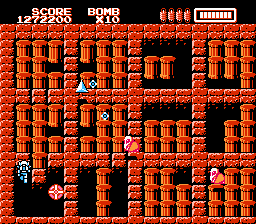 RoboWarrior (NES) screenshot: This level appears to be segmented