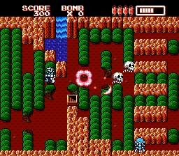 RoboWarrior (NES) screenshot: Stairs lead into the underworld