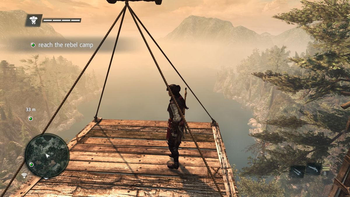 Assassin's Creed IV: Black Flag - Aveline (PlayStation 4) screenshot: Admiring the view