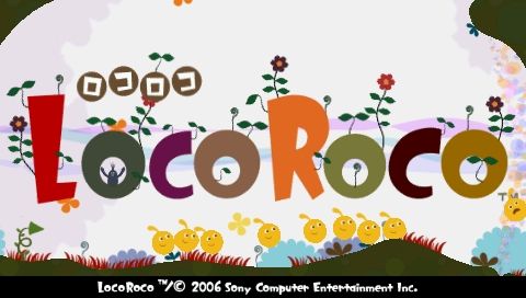 LocoRoco (PSP) screenshot: Title screen