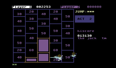 Rollin (Commodore 64) screenshot: Contact means death
