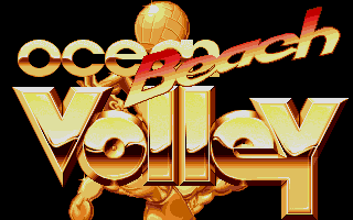 Beach Volley (Atari ST) screenshot: Title screen