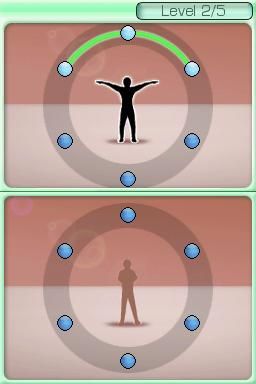 Think: Sinnes Trainer (Nintendo DS) screenshot: Make some aerobics.