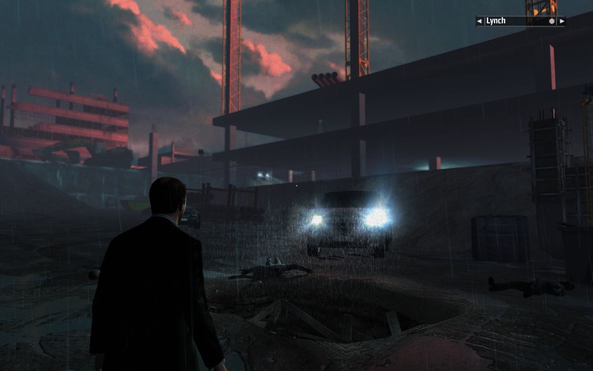 Kane & Lynch: Dead Men (Windows) screenshot: Game's direction changes in this decisive scene.