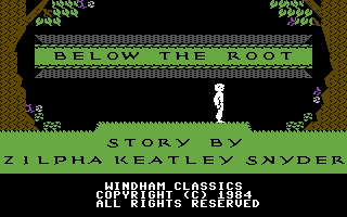 Below the Root (Commodore 64) screenshot: Below the Root Title Screen