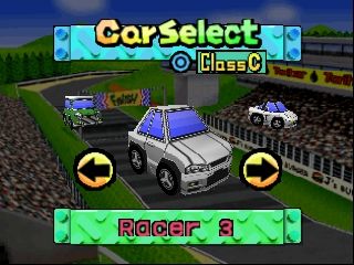 Penny Racers (Nintendo 64) screenshot: Car selection