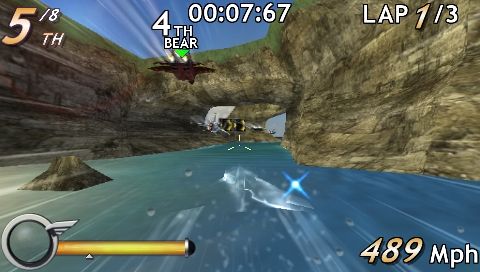 Screenshot of M.A.C.H.: Modified Air Combat Heroes (PSP Screenshot of M.A.C.H.: Modified Air Combat Heroes (PSP