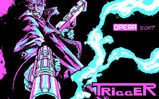 Trigger (DOS) screenshot: Title screen