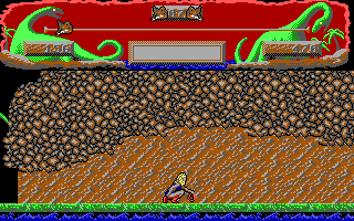 Vixen (DOS) screenshot: End of level