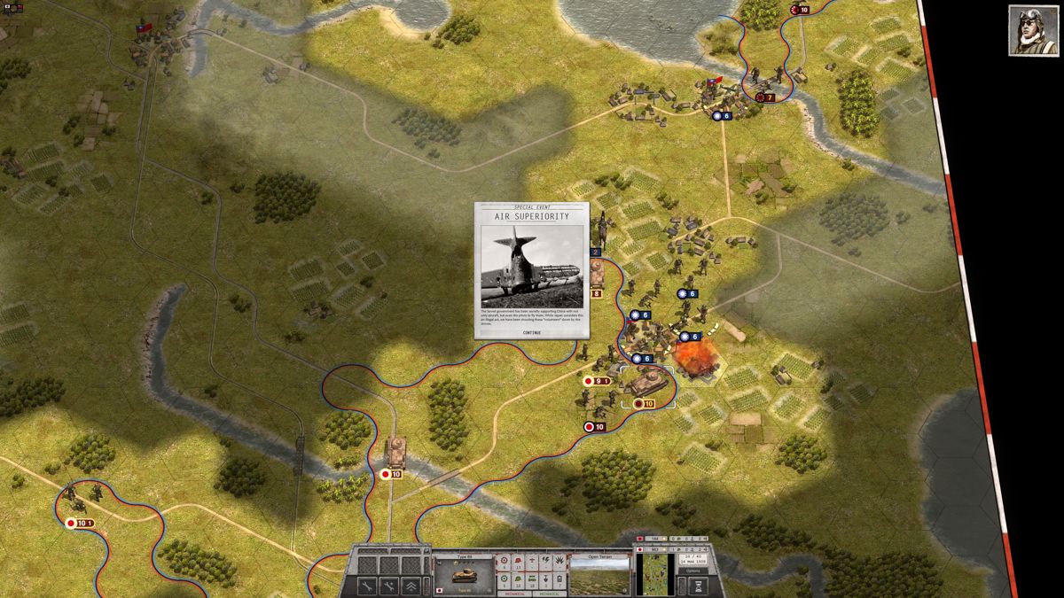 Order of Battle: Morning Sun (Windows) screenshot: Taking down all the Soviet fighters secretly supporting Chinese forces