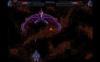 Mega Phoenix (DOS) screenshot: The Mega Phoenix