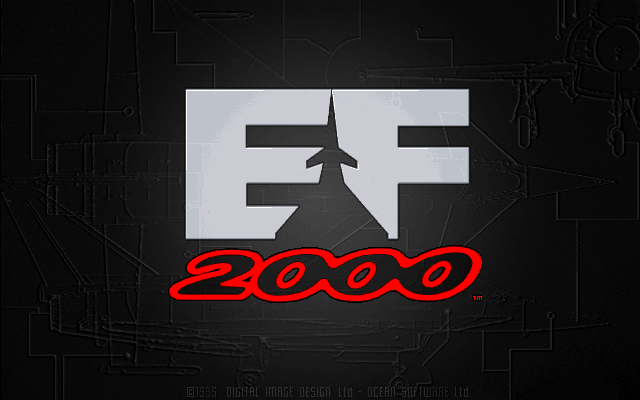 EF 2000 (DOS) screenshot: Loading screen